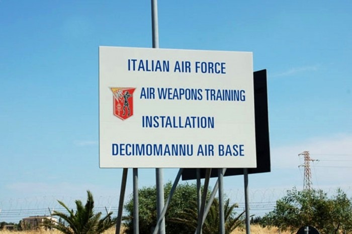 La base aerea di Decimomannu