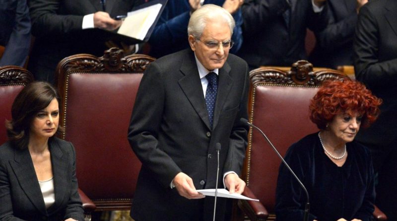 Discorso insediamento Sergio Mattarella