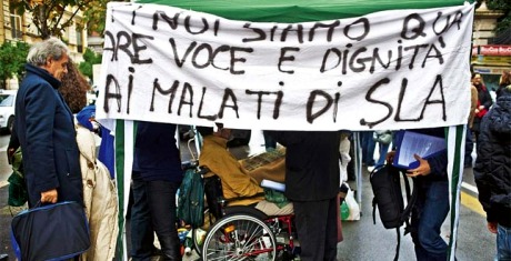 Striscione del Comitato 16 novembre