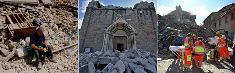 Foto simbolo terremoto Centro Italia