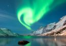 la tempesta magnetica proveniente dal Sole genera l'aurora boreale