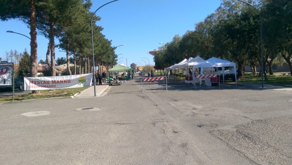 L'attuale “Mercau Mannu” in via Veneto (foto di Mare)