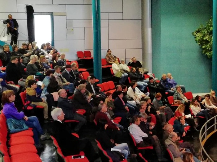 I partecipanti al convegno sulla tragedia del Moby Prince