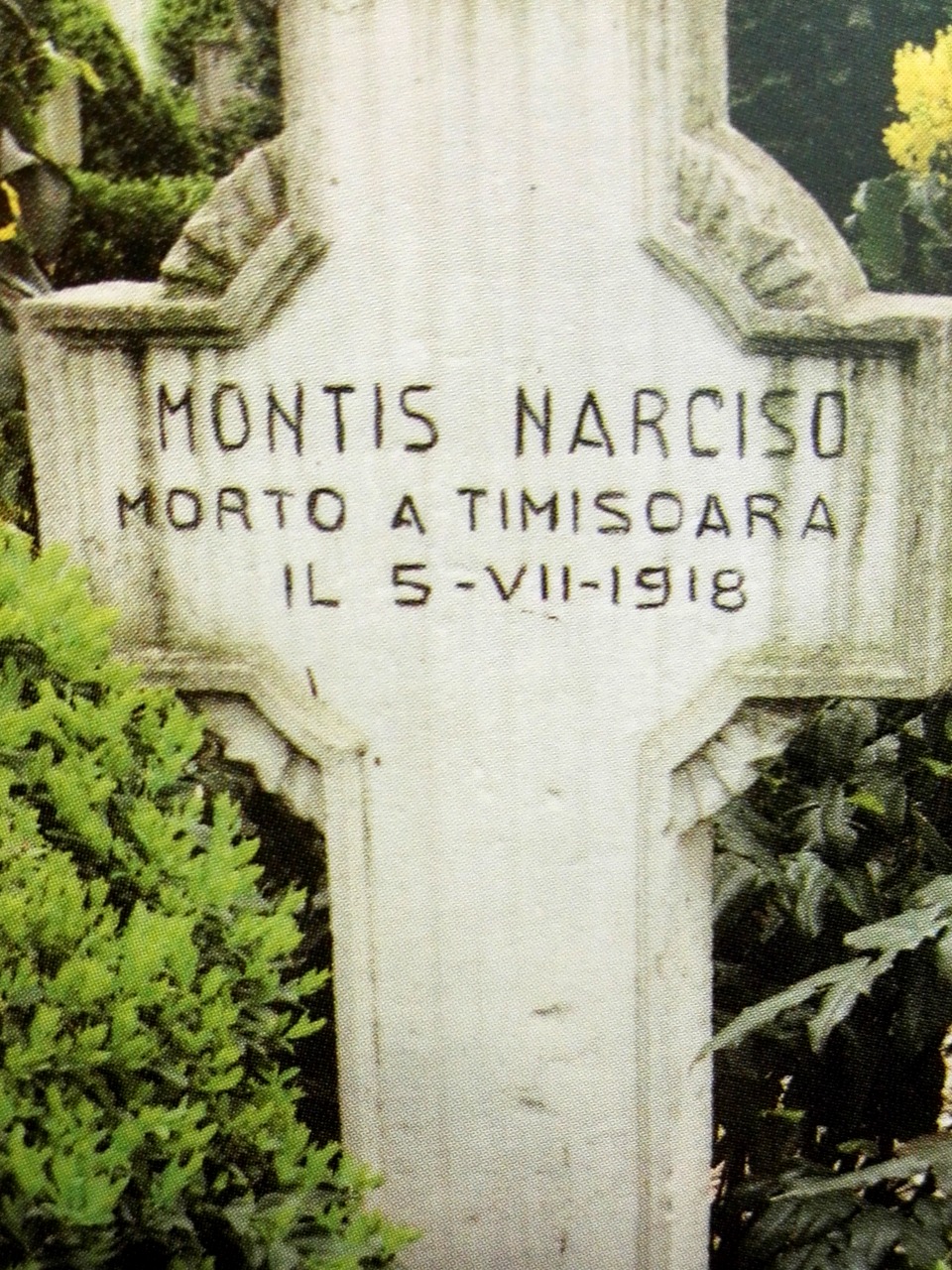 La Tomba di Narciso Montis a Bucarest (dal libro "Mortos in terra anzena" di Giuliano Chirra)