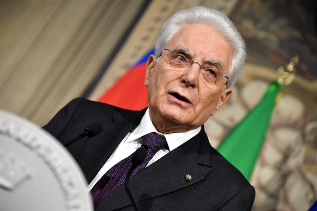 Il Presidente della Repubblica Sergio Mattarella