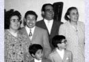 Primi anni '70 - Ettore Sergi con la sua famiglia e, a destra, il sindaco Fedele Lecis e consorte