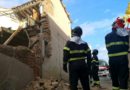 L'abitazione crollata in via Isonzo ad Assemini (foto VVF)