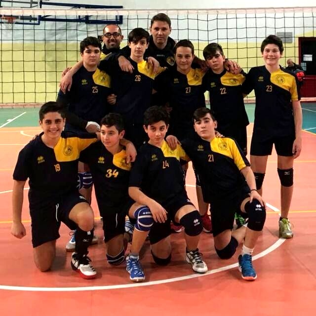 La squadra Under 14 della pallavolo Decimomannu