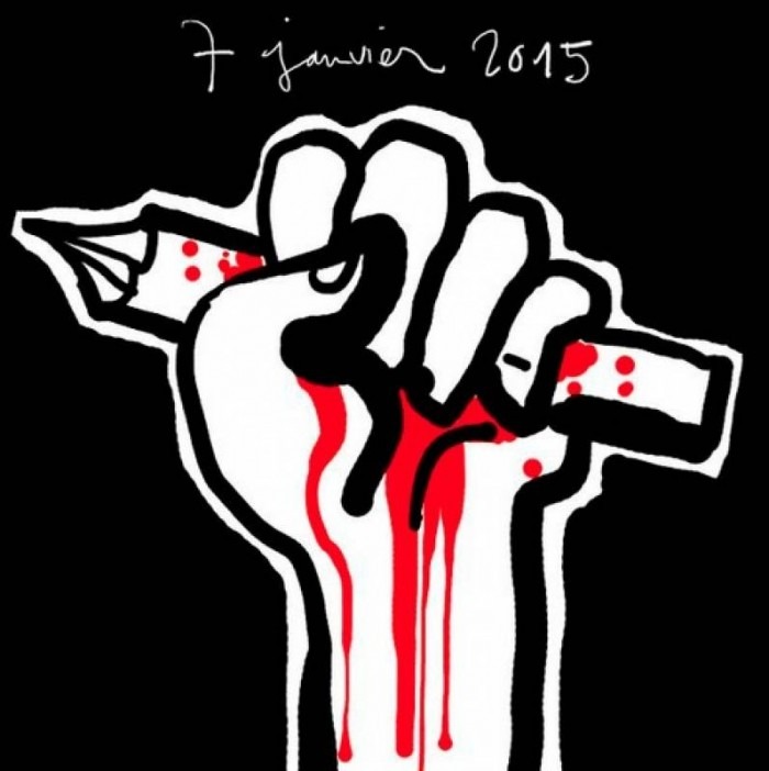 Vignetta sulla strage di Charlie Hebdo