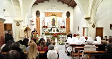 Monsignor Arrigo Miglio in visita pastorale a Villaspeciosa