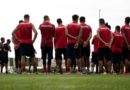 Il primo allenamento stagionale ad Aritzo - © foto Cagliari Calcio