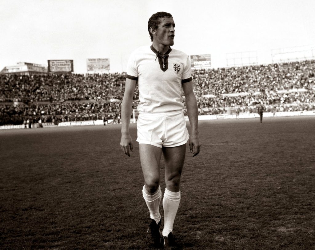 Gigi Riva allo stadio Amsicora di Cagliari - immagine Wikipedia