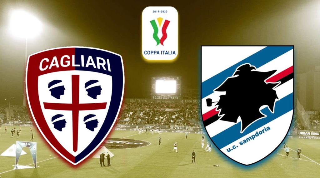 Cagliari-Sampdoria Coppa Italia