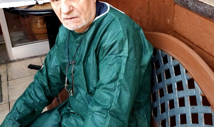 Il presidente del Circolo "Aurora" di Decimomannu, ideatore del presepe "L'unità dei popoli"