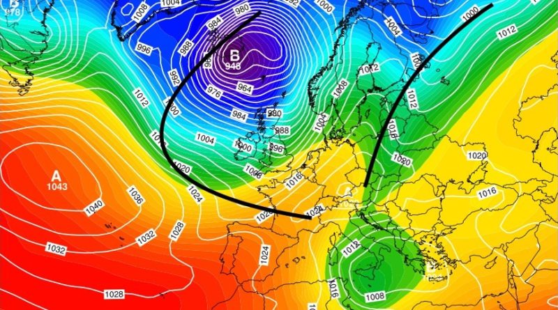 Tendenza meteo dal 10 al 15 dicembre 2019