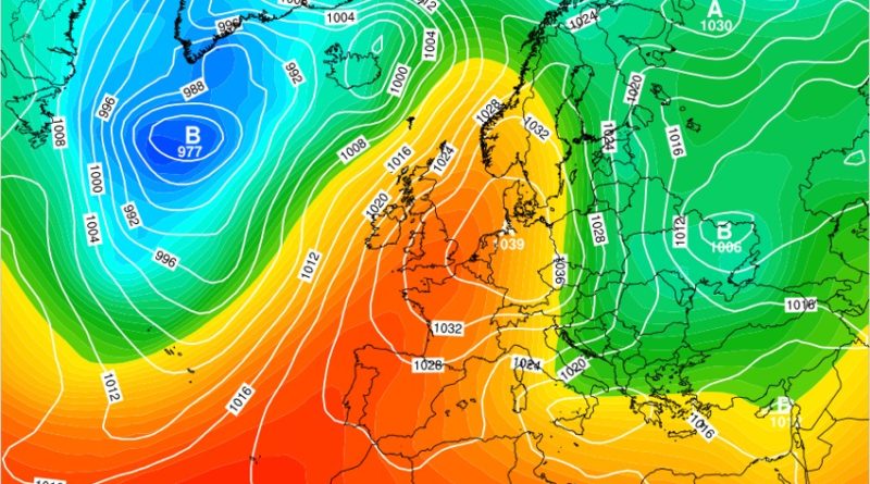 Tendenza meteo dal 23 al 29 dicembre 2019