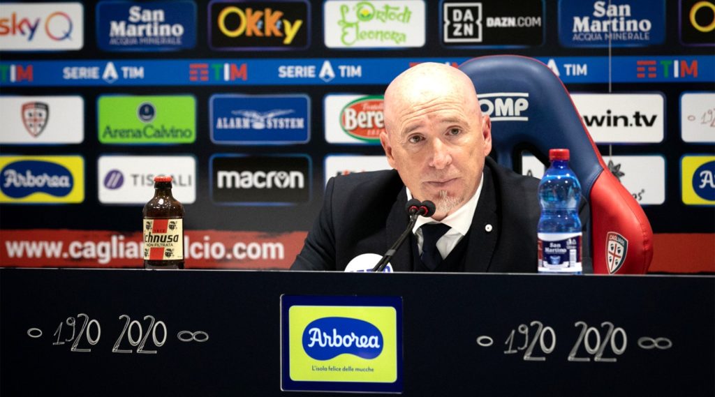 L'allenatore del Cagliari Rolando Maran - © foto Cagliari Calcio