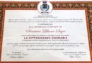 Pergamena cittadinanza onoraria Liliana Segre