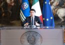 Palazzo Chigi, 16/03/2020 - Il Presidente del Consiglio, Giuseppe Conte, nella Sala dei Galeoni, in conferenza stampa al termine del Consiglio dei Ministri