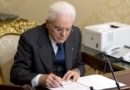 Sergio Mattarella firma il Decreto Cura Italia