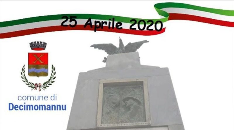 25 aprile 2020 Festa della Liberazione Comune di Decimomannu