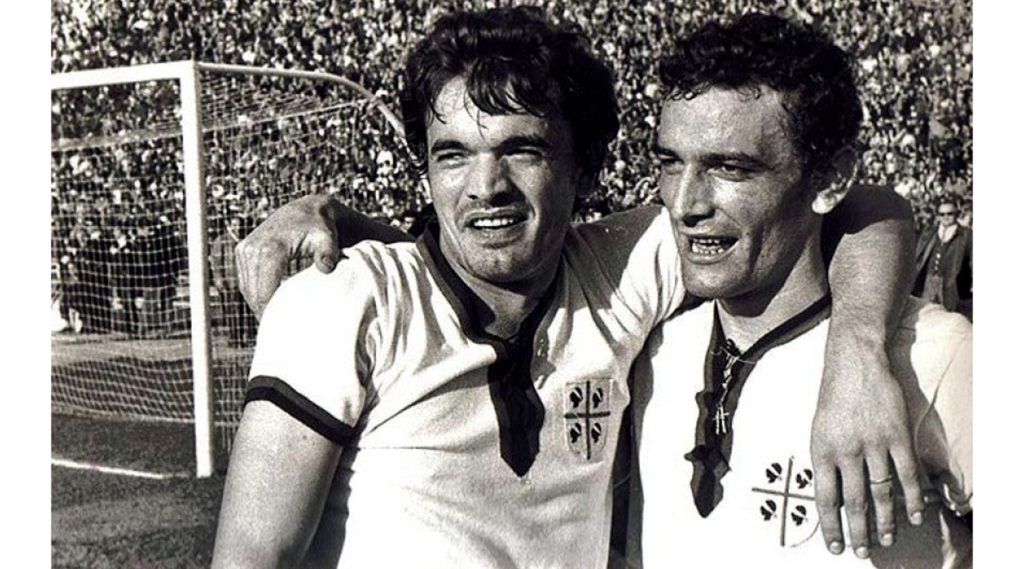 Gori e Riva, autori dei due gol decisivi per lo scudetto - foto Wikipedia
