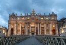 Piazza San Pietro al tramonto