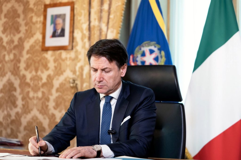 Il Presidente del Consiglio, Giuseppe Conte - foto Twitter ufficiale