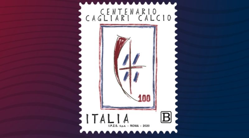 Francobollo Centenario Cagliari Calcio