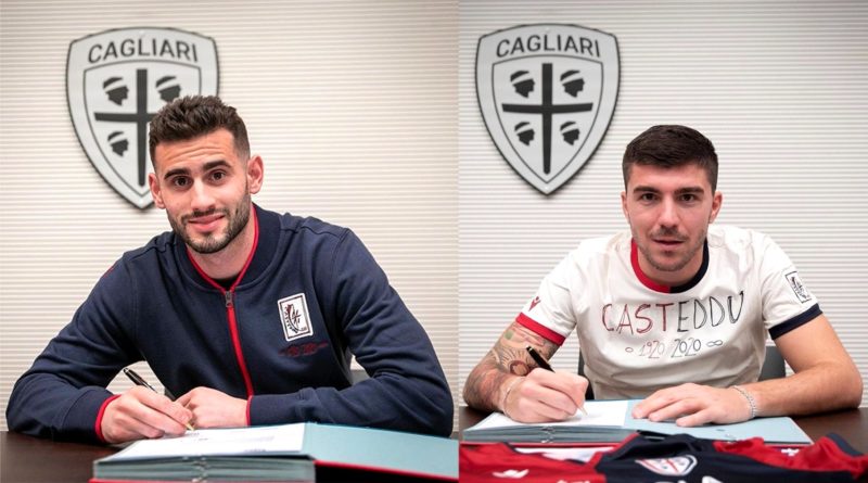 Presentazione Cagliari Calcio Paloschi e Pereiro