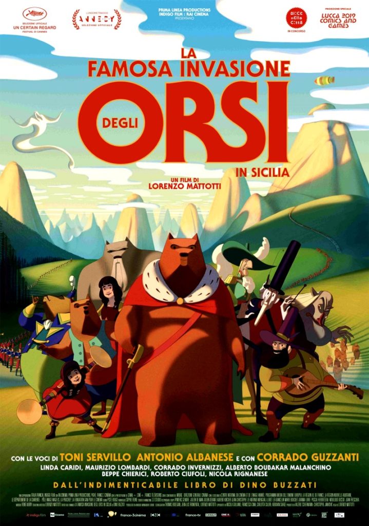 Locandina "La famosa invasione degli orsi in Sicilia"
