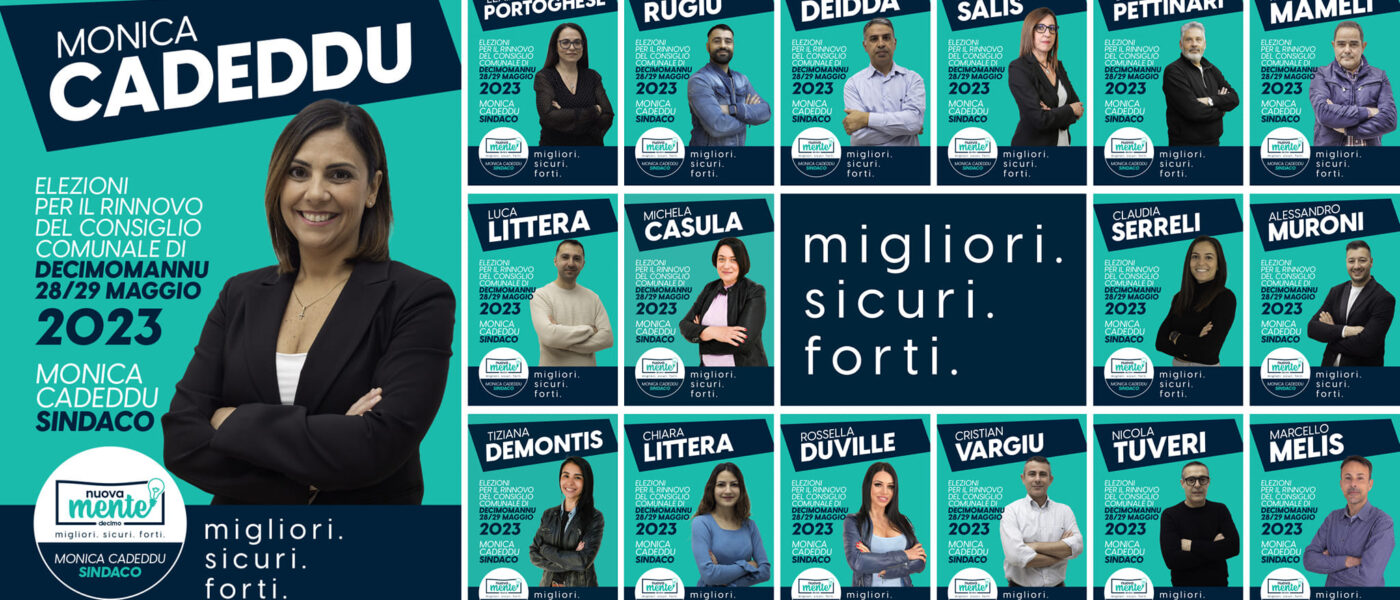 Decimomannu. Intervista a Monica Cadeddu, candidata sindaca della lista civica “NuovamenteDecimo”