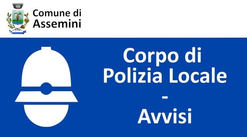 Assemini. Rilascio/Rinnovo Pass ZTL