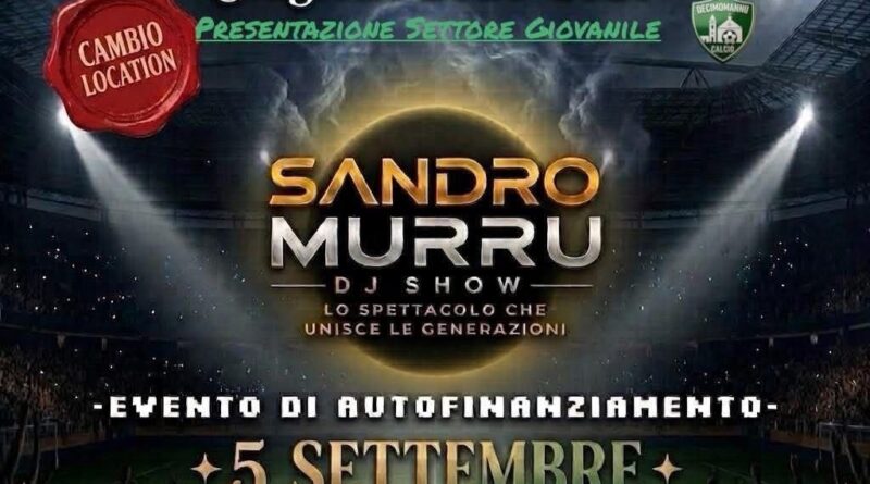 Decimomannu calcio: il 5 settembre la grande festa di presentazione della squadra Decimomannu calcio: il 5 settembre la grande festa di presentazione della squadra